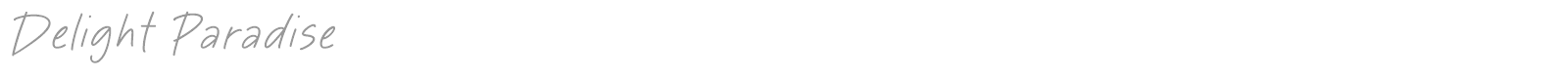 Delight Paradise font preview